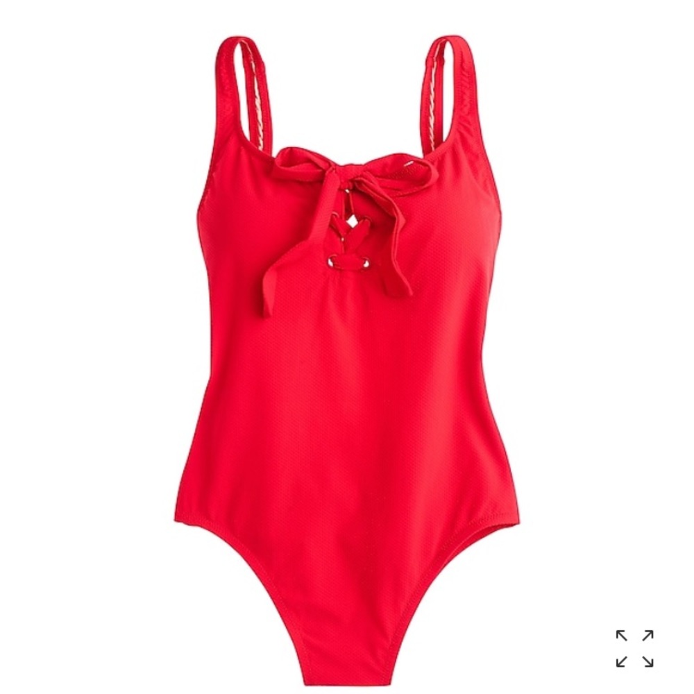 NWT J. Crew Lace Up One Piece (sz 4)